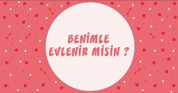 Pembe Benimle Evlenirmisin Afişi 200x100