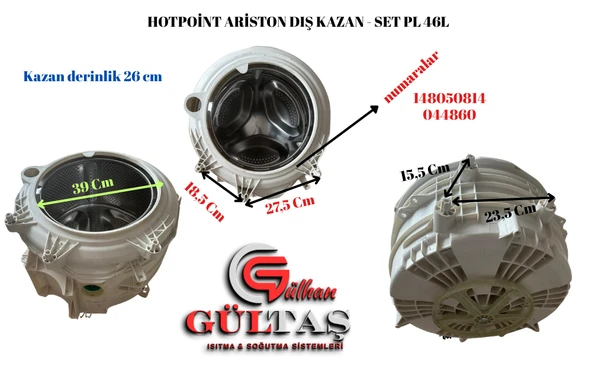 HOTPOİNT ARİSTON İNDESİT DIŞ KAZAN - SET PL 46L ürün görseli