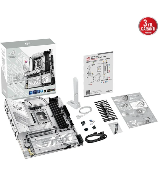 ASUS ROG STRIX B860-G LGA1851 8600MHz DDR5 mATX Anakart - 5