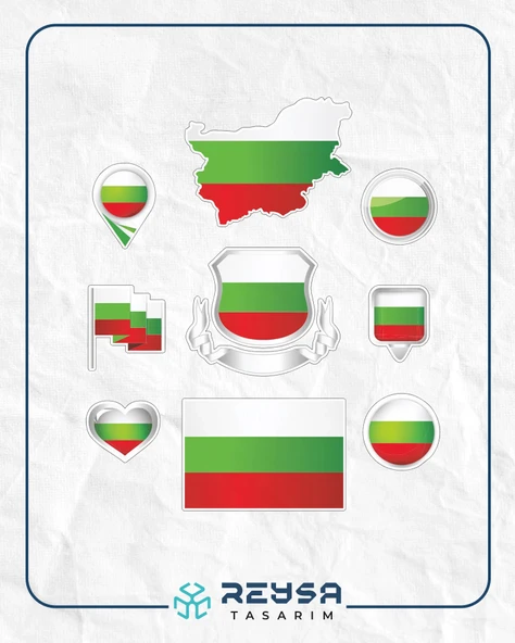 Bulgaristan Sticker Set - 3