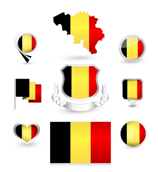 Belçika Sticker Set