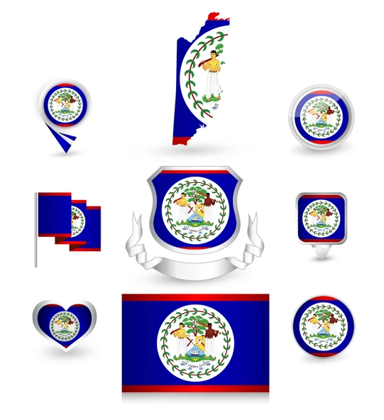 Belize Sticker Set