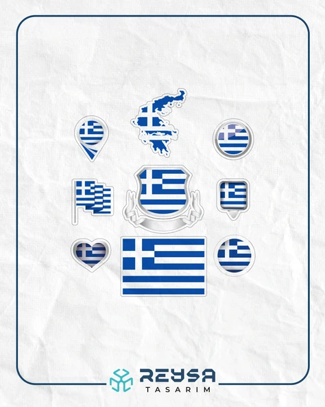 Yunanistan Sticker Set