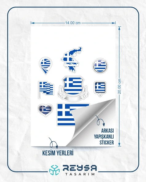 Yunanistan Sticker Set - 2
