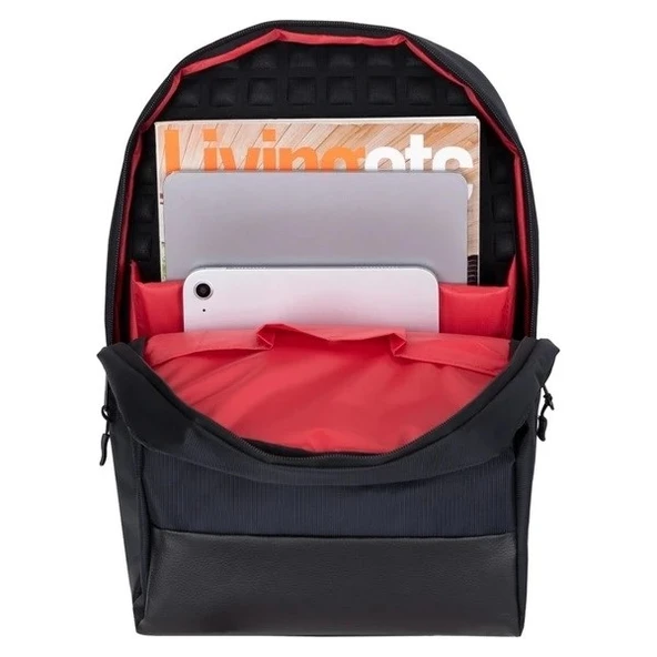 PLM Palma 15,6" Siyah Notebook Sırt Çantası - Resim 3