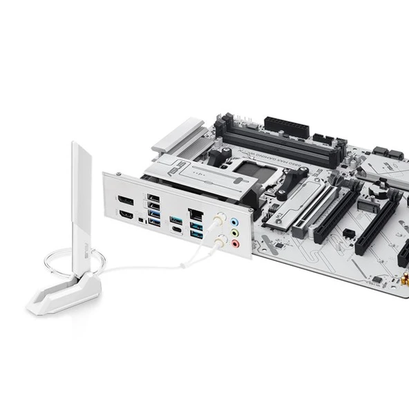 ASUS B850 MAX GAMING WIFI6E W DDR5 HDMI-DP PCIE 5.0 AM5 ATX - 3