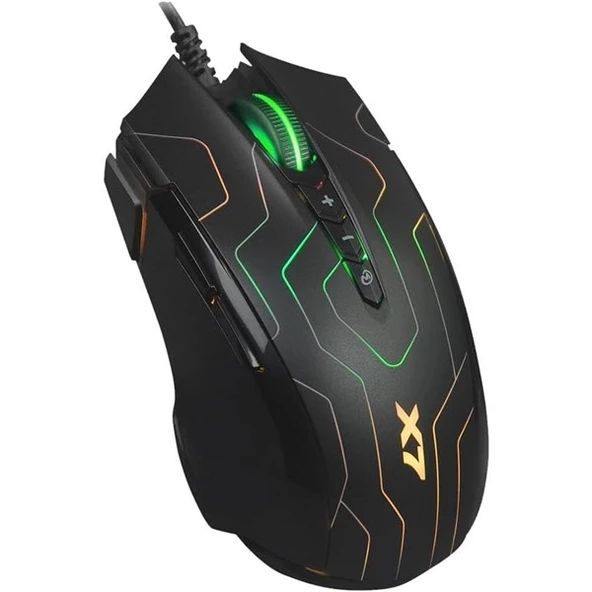 A4 TECH X89 USB 2400dpi Gaming Optic Siyah-Labirent Mouse ürün görseli
