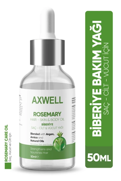 AXWELL Biberiye Yağı Complexi Saç Dökülmesi ve Yıpranmış Saçlar için Hızlı Saç Uzatan Arnica Saç Bakımı