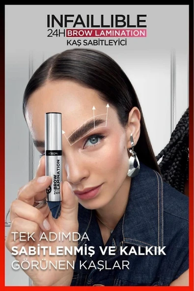 L'Oreal Paris Infaillible 24H Brow Lamination Şeffaf Kaş Sabitleyici 3600524136987 - 2