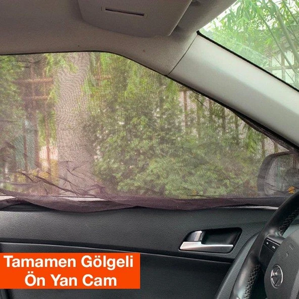 Zhltools Otomobil Yan Cam perdesi Oto Güneşlik 2 Adet - 7