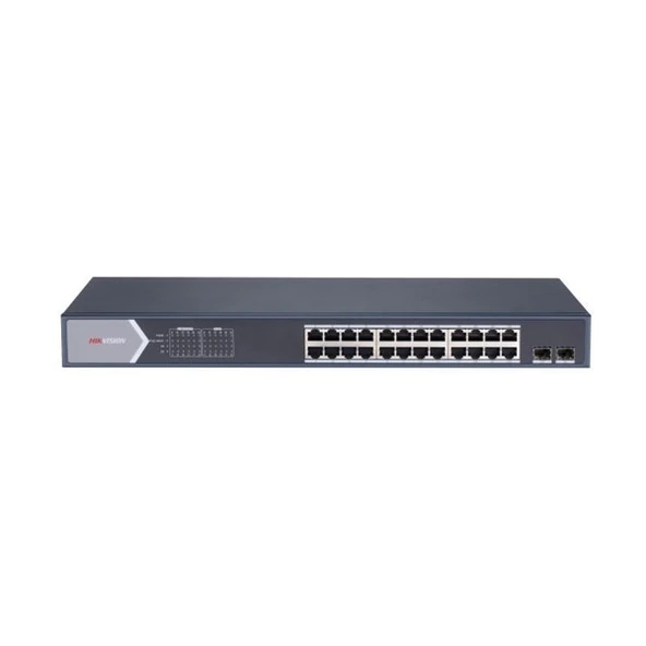 HIKVISION 24port 370w FULL PoE DS-3E1526P-SI GIGABIT 2X SFP Akıllı Yönetilebilir Switch Rack Mount ürün görseli