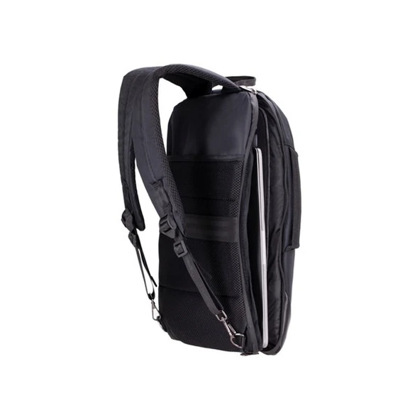 PLM Neptün 15,6" Siyah Notebook Sırt Çantası - Resim 10