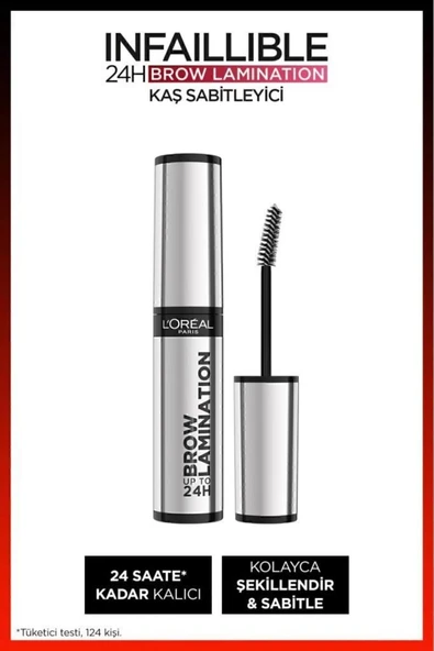 L'Oreal Paris Infaillible 24H Brow Lamination Şeffaf Kaş Sabitleyici 3600524136987