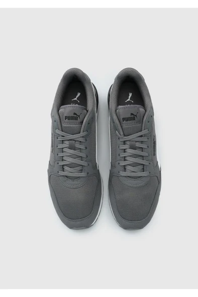 Puma ST Runner v4 Mesh 399666 03 Erkek Yürüyüş ve Koşu Ayakkabısı Gri Beyaz Siyah 40-45 - 5