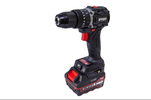 Grangos GCD25-F2 20V 5 Ah Çift Akülü Darbeli Matkap - 2