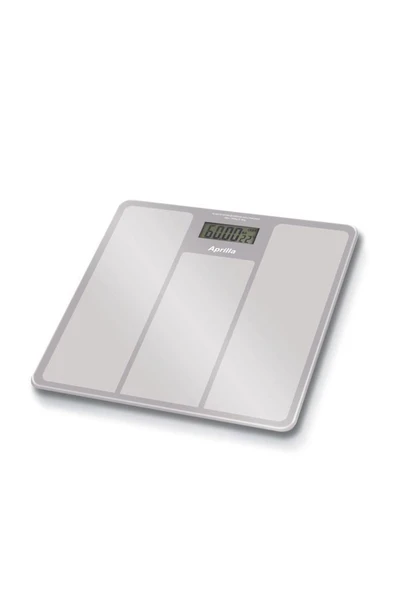 Aprilla Abs-1033 Yüksek Hassasiyetli Dijital Banyo Baskülü Beyaz