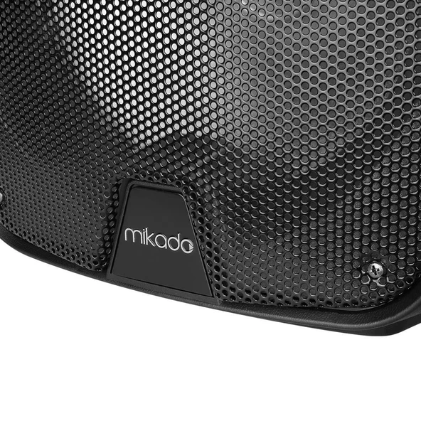 Mikado MD-BT609 20W Siyah USB/BT/TF/TWS Kablosuz Mikrofonlu Toplantı-Parti Hoparlörü - 4