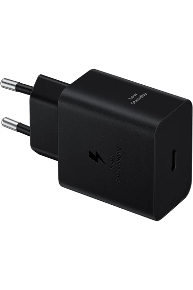 Samsung EP-T4511X Type-C Süper Hızlı Şarj Cihazı 45W Siyah Samsung Türkiye Garantili - 3