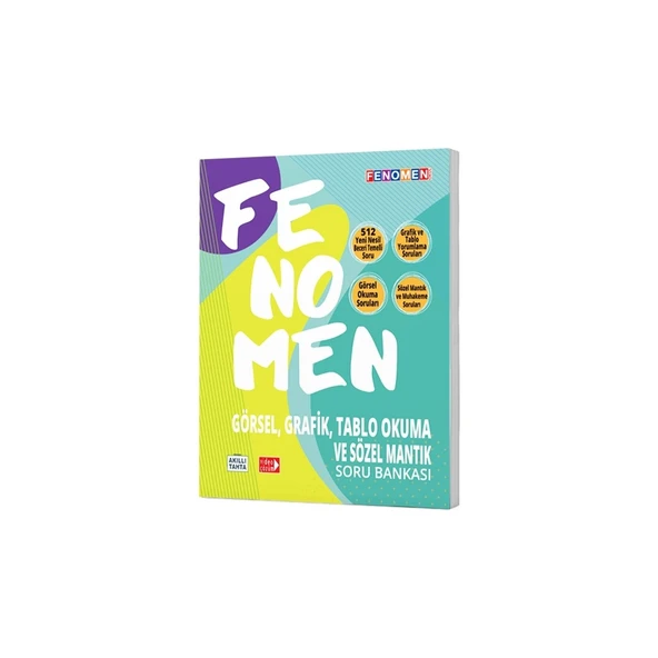 Fenomen LGS 8. Sınıf  Görsel, Grafik, Tablo Okuma ve Sözel Mantık Soru Bankası