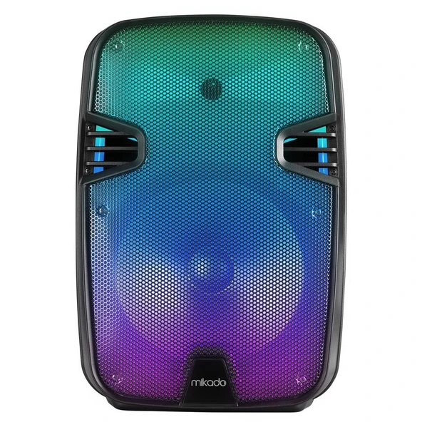Mikado MD-BT609 20W Siyah USB/BT/TF/TWS Kablosuz Mikrofonlu Toplantı-Parti Hoparlörü - 2