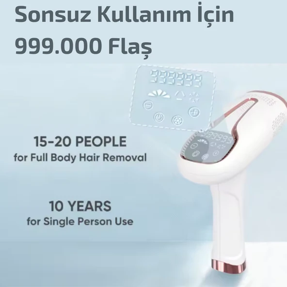 BRL- 10 IPL Buz Lazer Epilasyon Cihazı – 999.999 Atım Dokunmatik Ekran Ağrısız Otomatik Manuel Modlu - 4