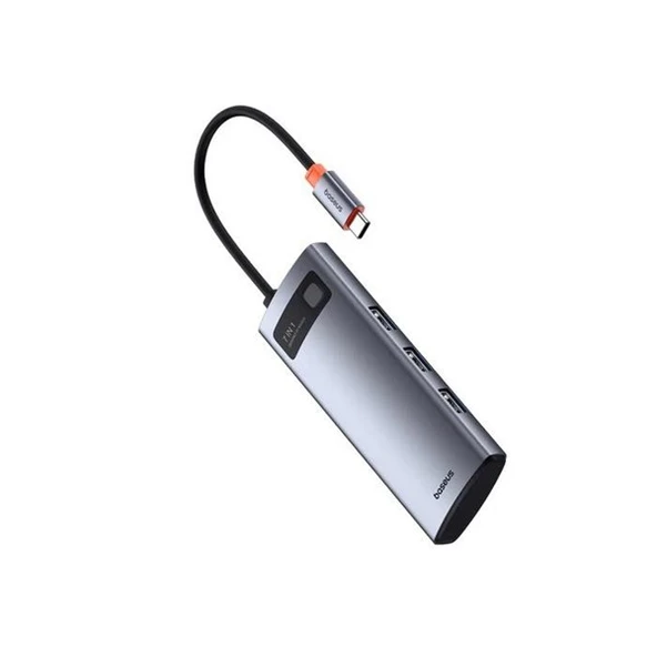 BASEUS STARJOY GRI 7IN1 MULTIFONKSIYONEL HUB ADAPTÖR B00030708811-00 - 2