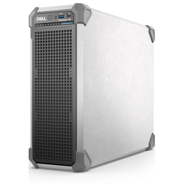 DELL T160  PET160P3 E-2434-16GB RAM-480GB SSD-Broadcom 5720 Dual Port 1Gb On-Board Lom/Perc H355/İdrac9 Basıc 16G/300W