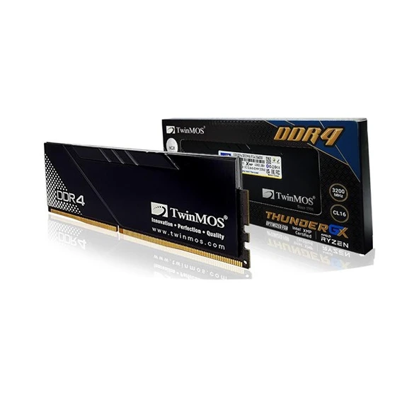 TWINMOS 8GB DDR4 3200MHZ CL16 PC RAM THUNDERGX TMD48GB3200D16BKGX - 2