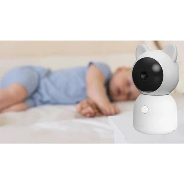 XENON SMART X7201 Akıllı Bebek Kamerası Sıcaklık Ve Nem - 3