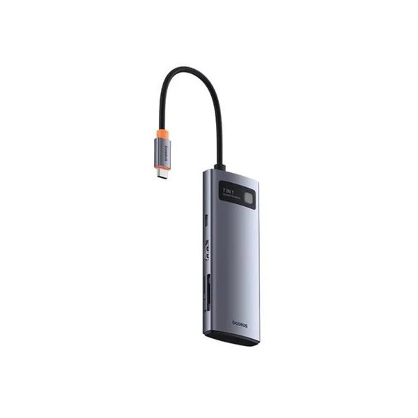 BASEUS STARJOY GRI 7IN1 MULTIFONKSIYONEL HUB ADAPTÖR B00030708811-00 - 3