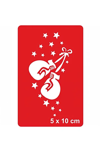 Boksun Parlayan Yıldızı Tattoo Geçici Dövme Şablonları Kına Kalıpları