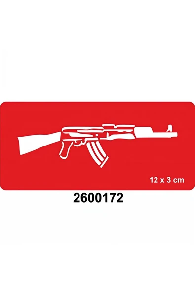 Alsepeteavm Ak-47 Kalaşnikof Keleş Tattoo Geçici Dövme Şablonları Kına Kalıpları