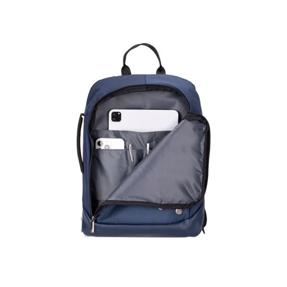 PLM Neptün 15,6" Lacivert Notebook Sırt Çantası - Resim 7