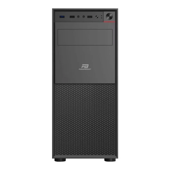 POWERBOOST 400W PB-A400B Standart Mid-Tower PC Kasası - 2