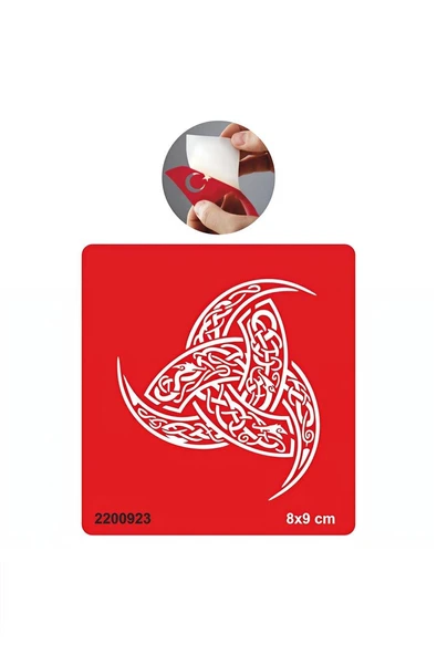 Alsepeteavm Türk Teşkilatı Tattoo Geçici Dövme Şablonları Kına Kalıpları