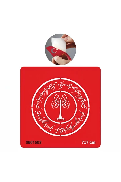 Alsepeteavm Elf Yazısı Ağaç Tattoo Geçici Dövme Şablonları Kına Kalıpları