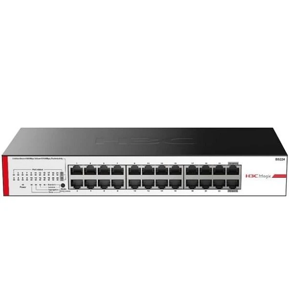 H3C 24port MAGIC BS224 GIGABIT YÖNETİLEMEZ SWITCH ürün görseli 1
