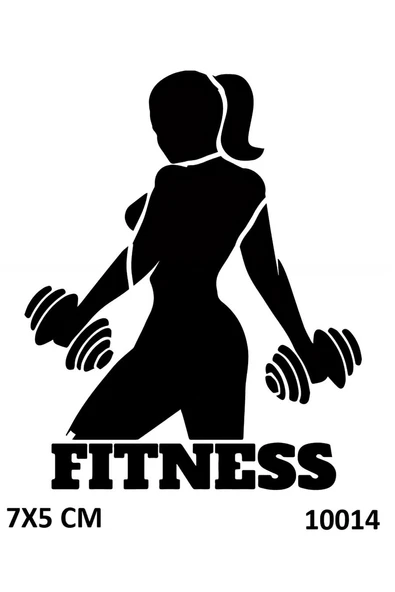 Alsepeteavm Fitness Sporcu Modeli Geçici Dövme Şablonu