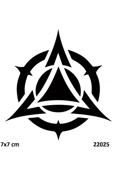 Alsepeteavm Tribal Motif Geçici Dövme Şablonu