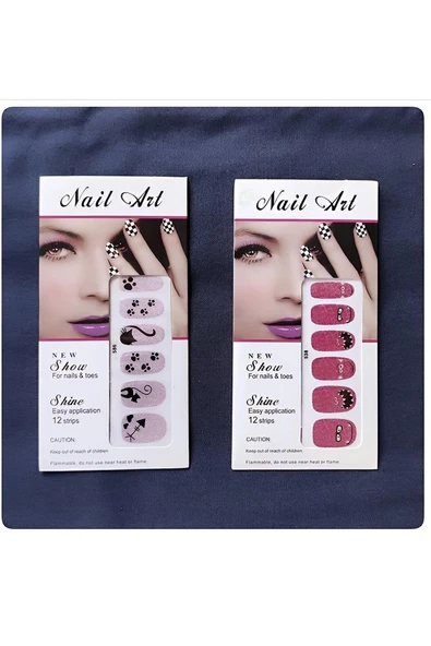 Alsepeteavm Nail Art Tırnak Süsleme Pati dövmesi 