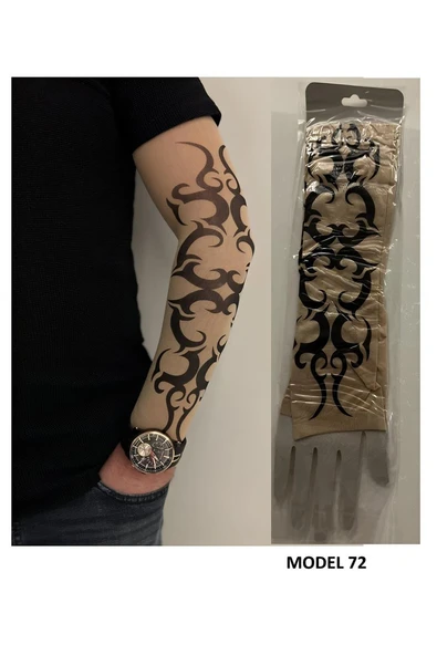 Alsepeteavm Giyilebilir Dövme Çift Kol 2 Adet Kol Çorap Dövmesi Sleeve tattoo Model72