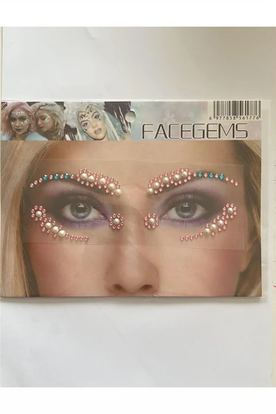 Alsepeteavm Face Gems Kristal Yüz Taşı Model 26