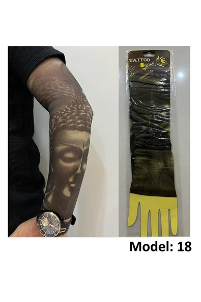 Alsepeteavm Giyilebilir Dövme Çift Kol 2 Adet Kol Çorap Dövmesi Sleeve tattoo Model18
