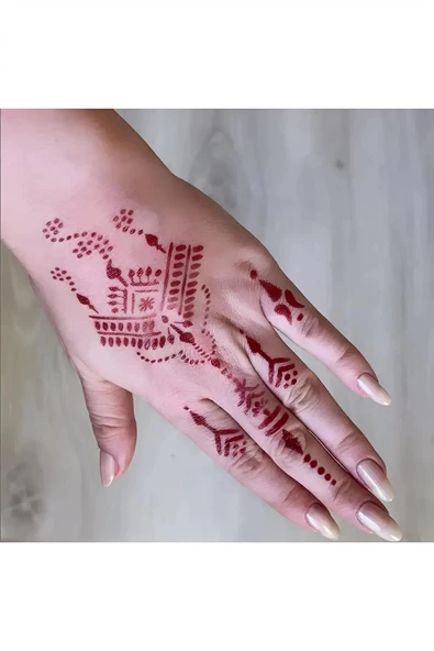 Henna Kına Rengi 50 ML Konsantre Airbrush Geçici Dövme Boyası Paasche