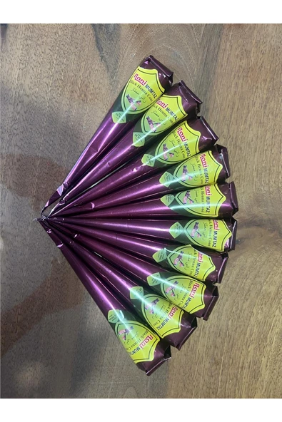 Alsepeteavm Doğal Kına Rengi Jumbo boy 50 Gram 12 Koni Kına