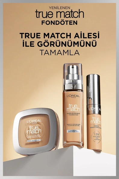 L'Oreal Paris L'oréal Paris True Match Bakım Yapan Fondöten - 1n Nötr Alt Ton 3600522862383 - 8