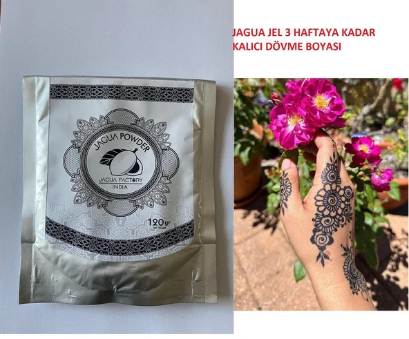 Alsepeteavm Jagua Jel 2 Hafta Kalıcı Geçici Dövme 50 gram