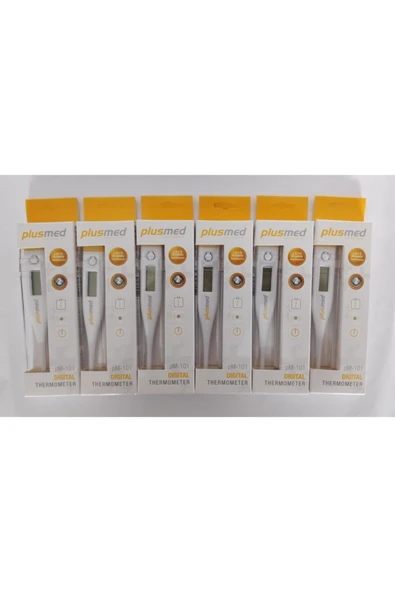 PLUSMED Pm 101 Dijital Koltuk Altı Beden Derecesi (thermometer) 6 Adet (kutuda 6 Adet)