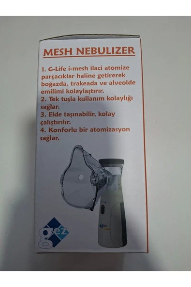G-LIFE G LİFE İ-MESH SARJLI SESSİZ TAŞINABİLİR NEBULİZATÖR CİHAZI - 3