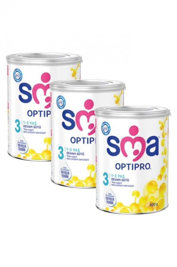 SMA Optipro 3 Devam Sütü 3lü 800 gr